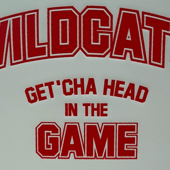 Disney Loungefly HSM Wildcats Crossbody Bag NWT White Red - Picture 7 of 8